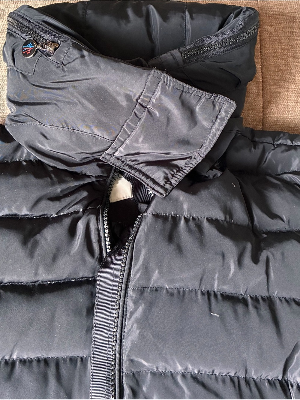 Moncler Black Shiny Quilted Jacket (unsure of authenticity) - Picture 10 of 10